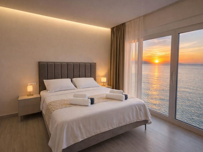 Bedroom, ADRIA MIRIS apartments, Podgora