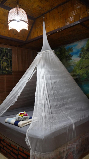 Bedroom, Lucky Bamboo'Bungalows and Orangutan Jungle Trekking Tours, Langkat