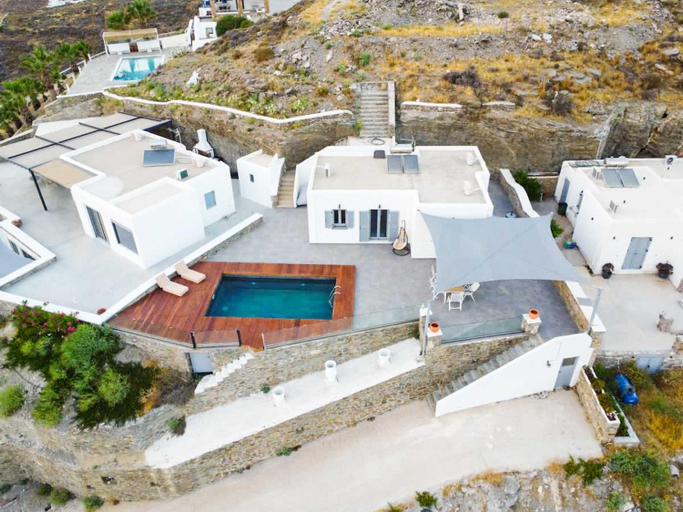 Exterior view, Kythnos Sea View Pool Villa Cycladic Luxury Design, South Aegean
