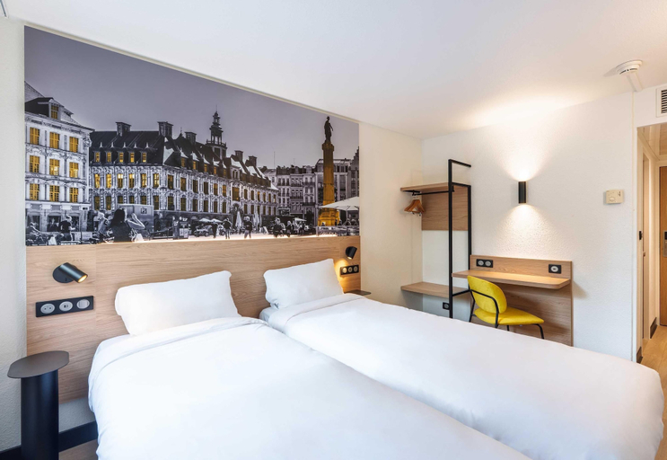 Bedroom 4, B&B Hotel Lille Roubaix Centre Grand-Place, Nord