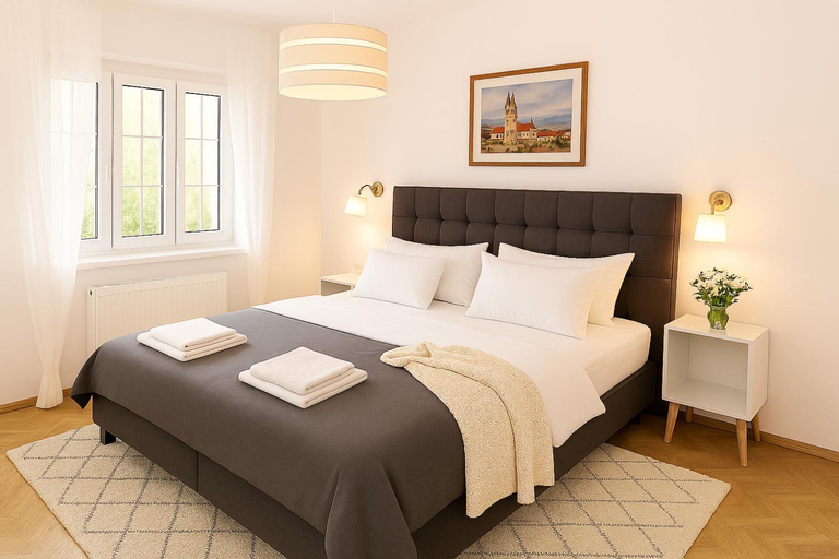 Bedroom, Deluxe Apartments Zagreb, Zagreb