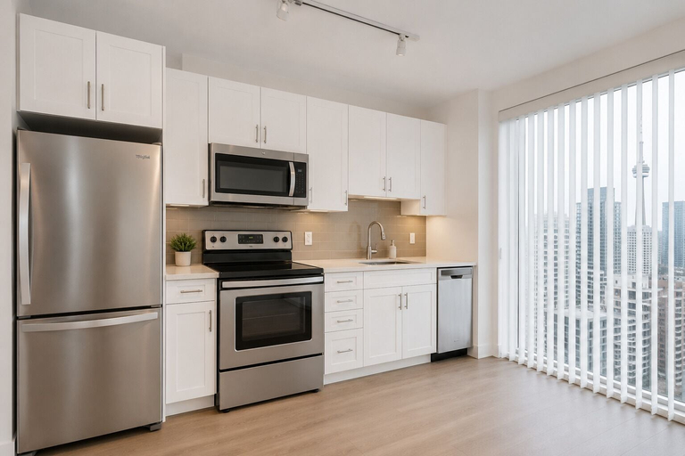 Private kitchen, Lakeshore Prime Stay, Toronto