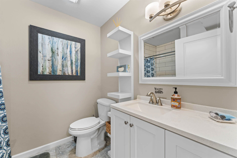 Bathroom 5, Ozark Mountain Getaway Balcony, Stone