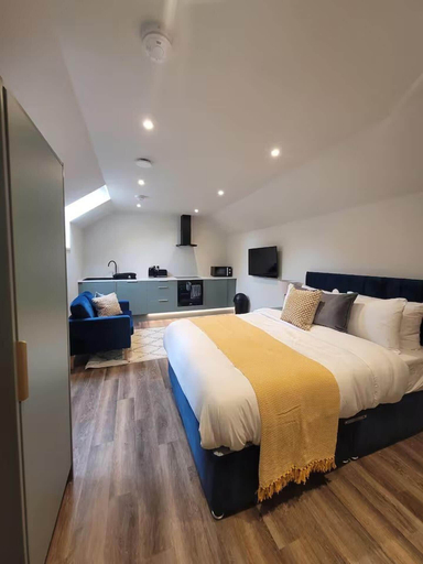 Room 5, Style 7 - Modern Studio Near dmu & Lri, Leicester