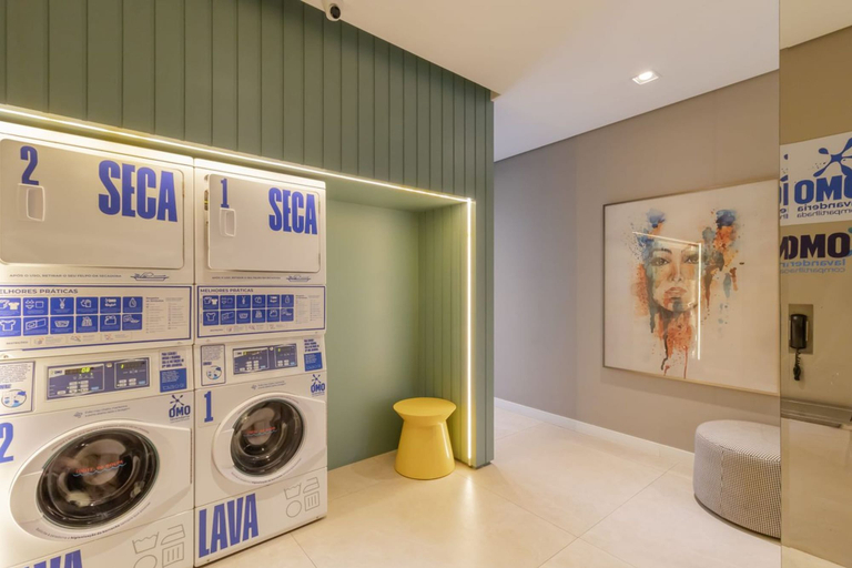 Room 3, Studio com Piscina e Academia a 210 m do Metr, São Paulo