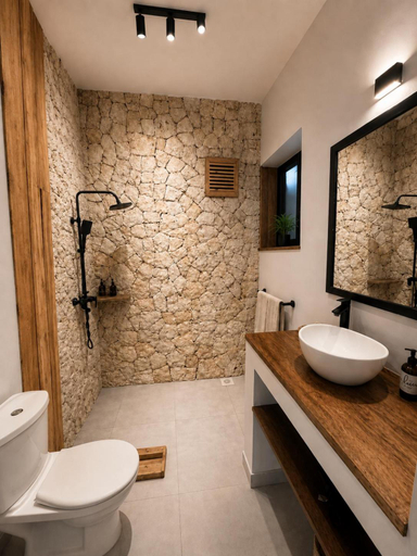Bathroom 4, Mala Boutique Hotel, Kusini
