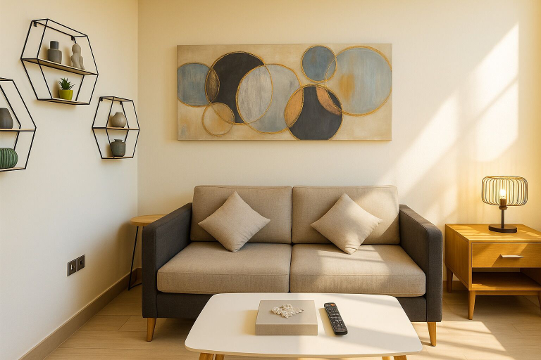 Living area 3, Pure Voyage Azizi Riviera, Dubai