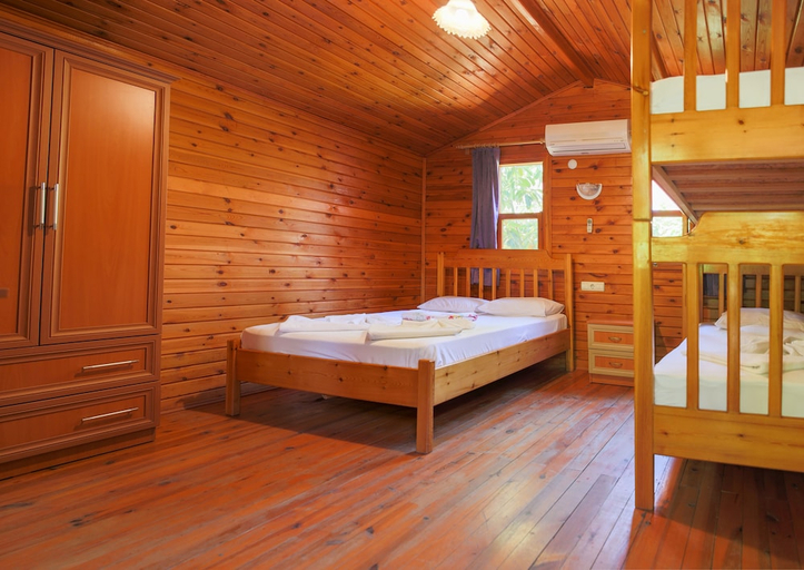 Bedroom 3, Duran Pansiyon Bungalow, Kumluca