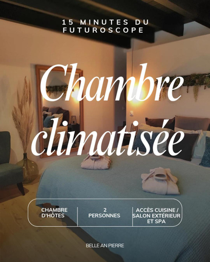 Bedroom 2, Belle An Pierre chambre d hote & spa "Tuffeau', Vienne