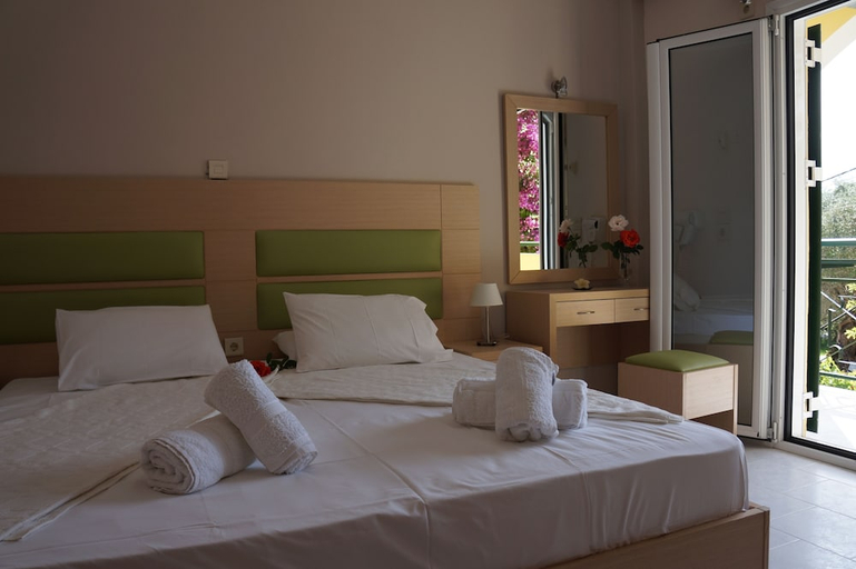 Bedroom 3, Angela Apartments, Ionian Islands