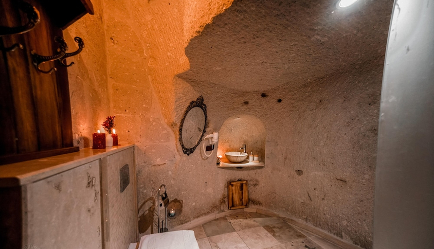 Bathroom 4, Ascension Cave Suites, Nevşehir