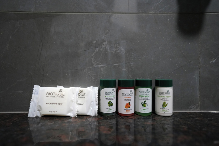 Bathroom amenities, TheCloud Hotel, Nizamabad