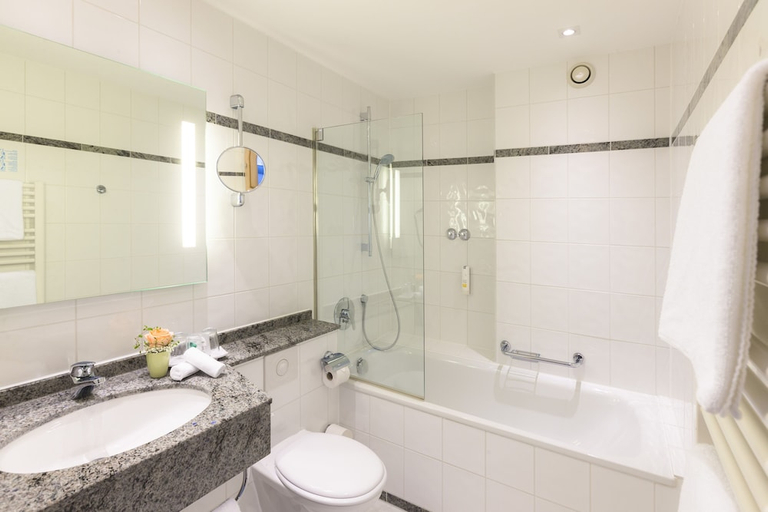 Bathroom 3, Hotel Scheffelhohe, Karlsruhe