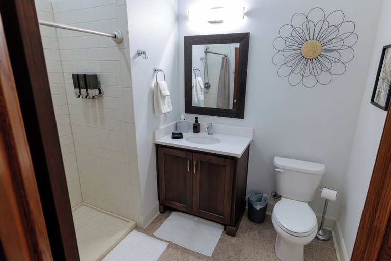 Bathroom 3, Cozy Suite in Historic Marymount, Saline