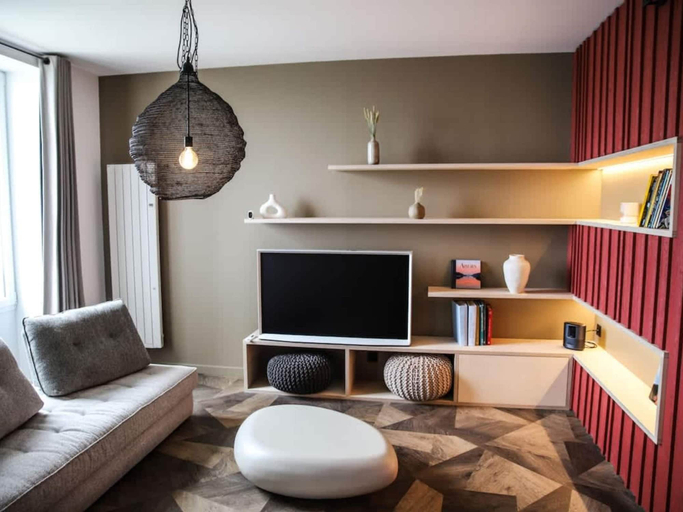 Living room 3, Luxury Duplex With Magnificent sea View, Finistère
