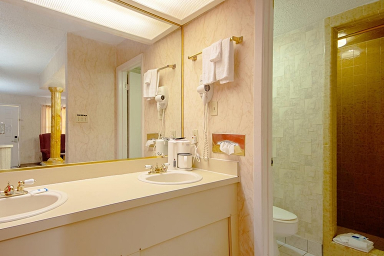Bathroom 3, Economy Inn Suites, Denton