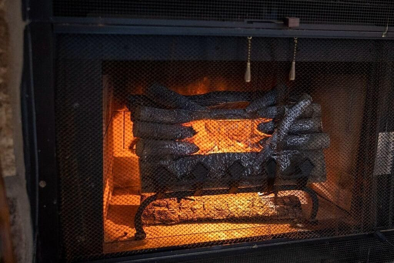 Fireplace, Windy Oaks Condo, Sevier