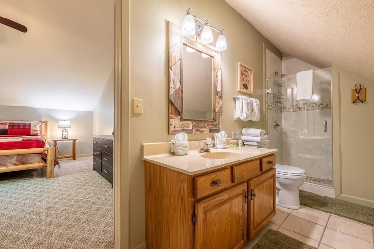 Bathroom 2, Little Cub Cottage, Sevier