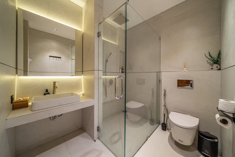 Bathroom 3, White Villa Ubud, Gianyar