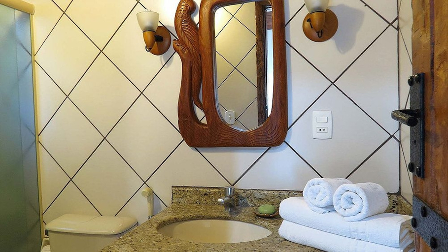 bathroom, Chalé do Bosque, Bonito