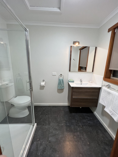 Bathroom 4, Greenways Holiday Units, Berrigan