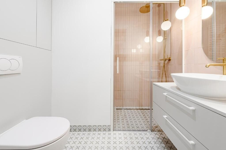 Bathroom 5, ShortStayPoland Jagiellońska Premium P6, Warsaw