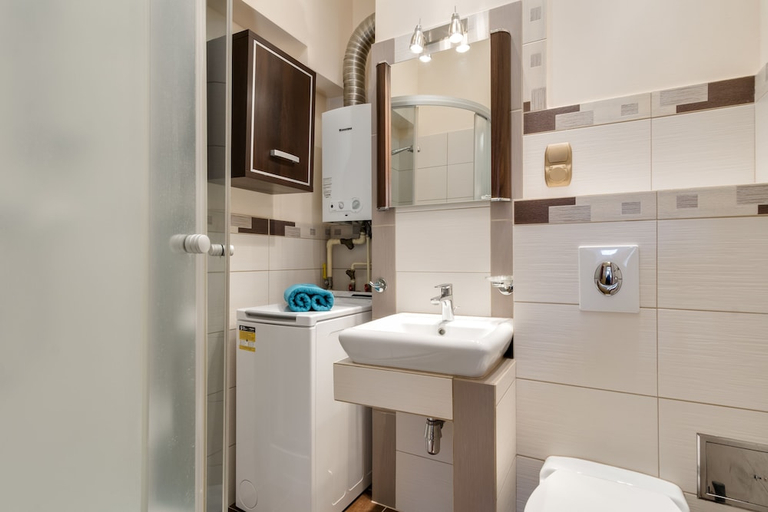 Bathroom, Elite Apartments City Center Korzenna, Gdańsk City