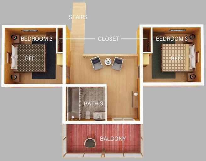 Floor plan 3, Serenity, Sevier
