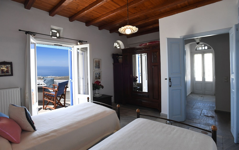 Bedroom 2, Tinos Sky View Villa, South Aegean
