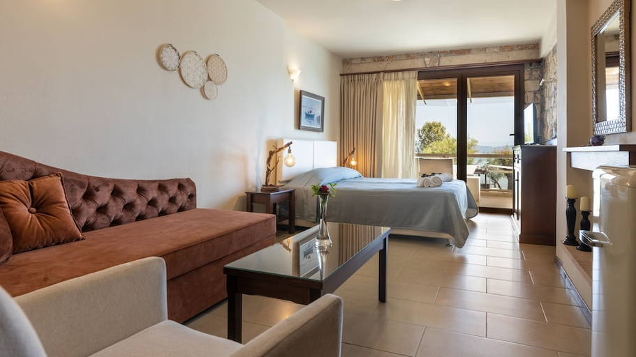 Bedroom 3, Enalio Suites, Peloponnese
