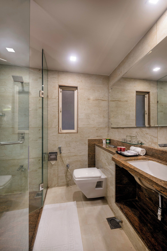 Bathroom 5, Dwarikadish Lords Eco Inn Dwarika, Devbhumi Dwarka