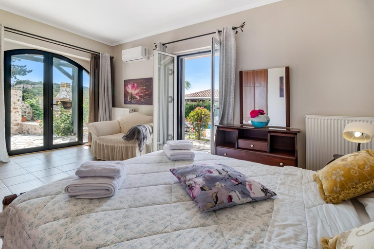 Bedroom, Goudis Villa Evelyn, Ionian Islands