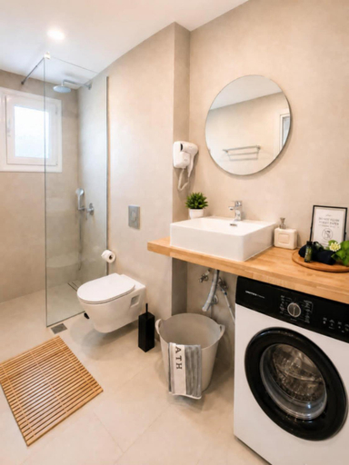 Bathroom, Pagonia Apartments, Ionian Islands