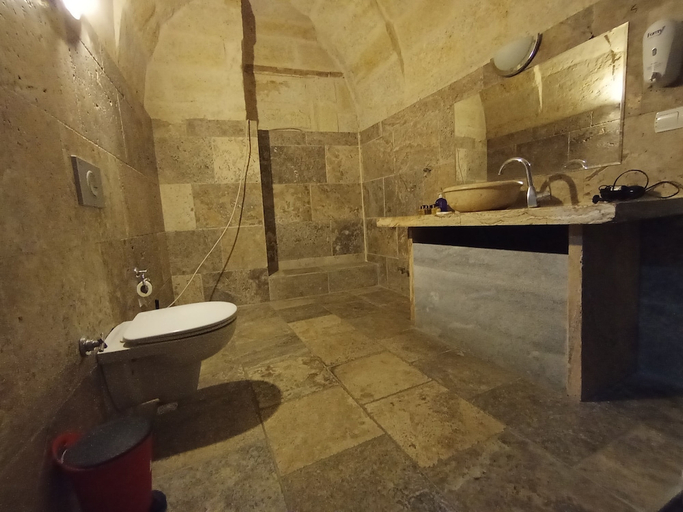 Bathroom 5, Sandik Cave Hotel, Ürgüp