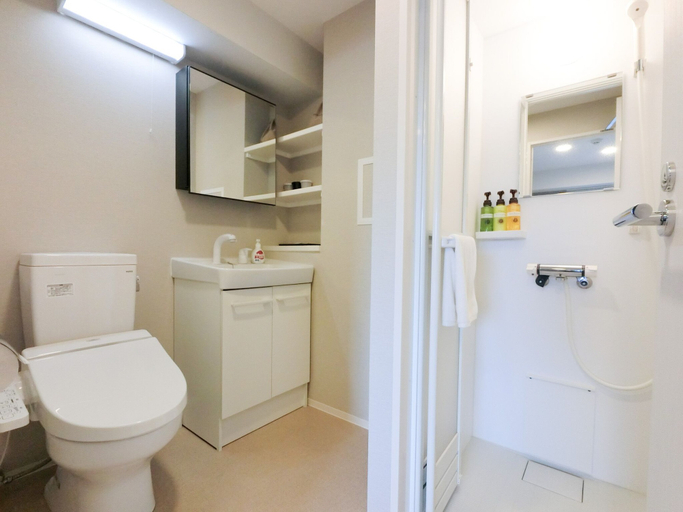 Bathroom 3, The Light Inn Tokyo Toneri, Kita