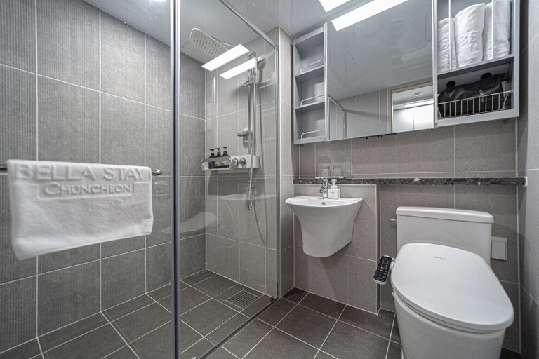 Bathroom 5, Bella Stay Hotel, Chuncheon