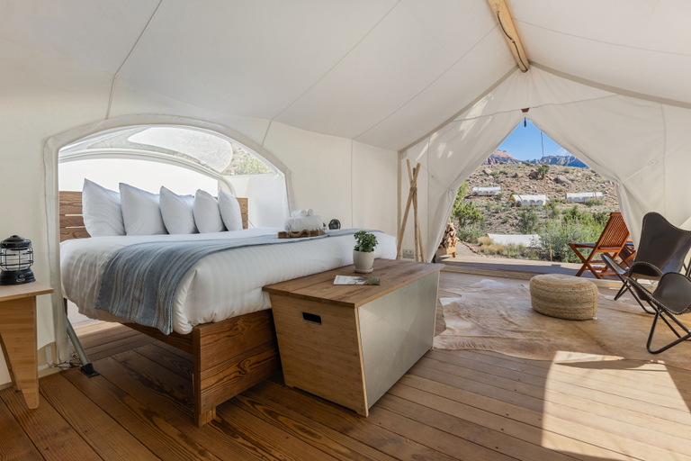 Bedroom 3, Under Canvas Zion, Washington