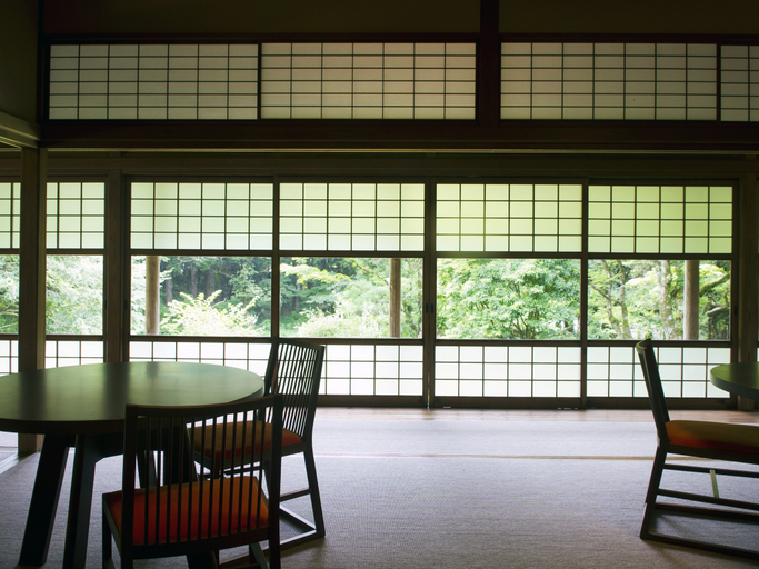 Public Area, Hakone Retreat Före, Hakone