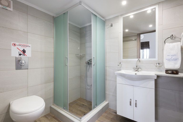 Bathroom 3, Vlycha Beach Studios & Apartments, South Aegean