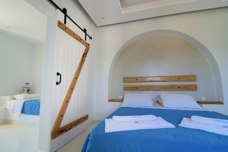 Bedroom 2, Coralli Beach Apartments, South Aegean