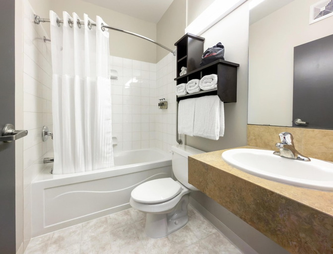 Bathroom 4, Econo Lodge Inn & Suites, Division No. 8