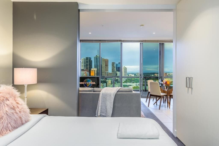 Bedroom 3, Exclusive Stays - Freshwater Place, Melbourne