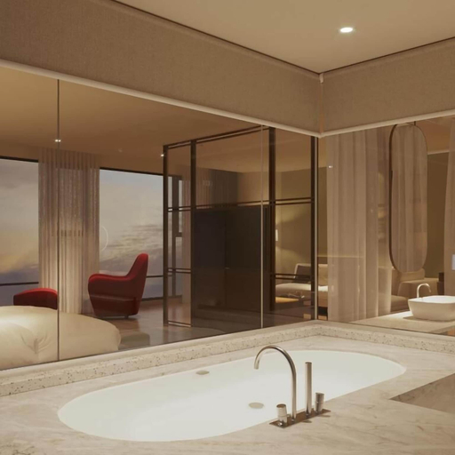 Bathroom 3, D'CELES HOTEL, Việt Trì
