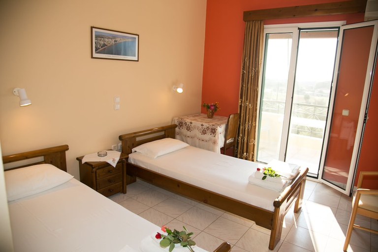 Bedroom 4, Almyros Studios & Apartments, Ionian Islands