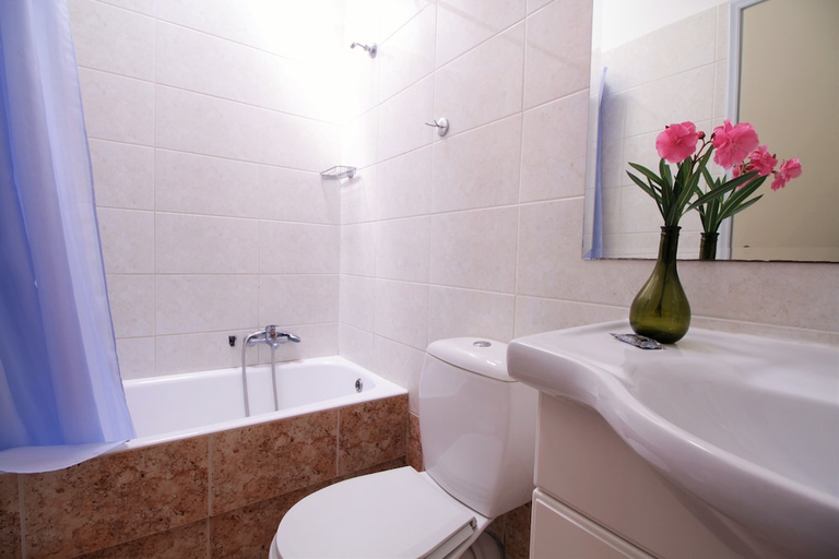 Bathroom 3, Ampavris Family Apartments, South Aegean