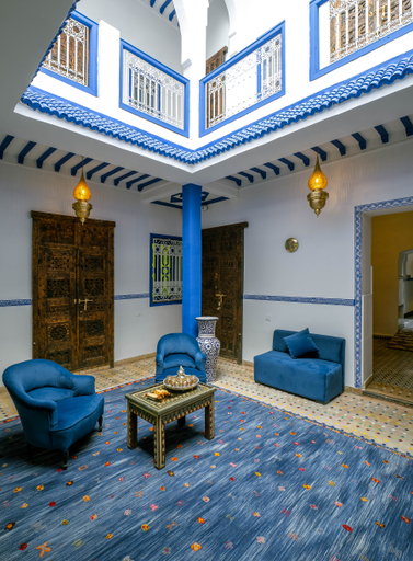 Public Area 2, Riad Blue Eyes, Marrakech