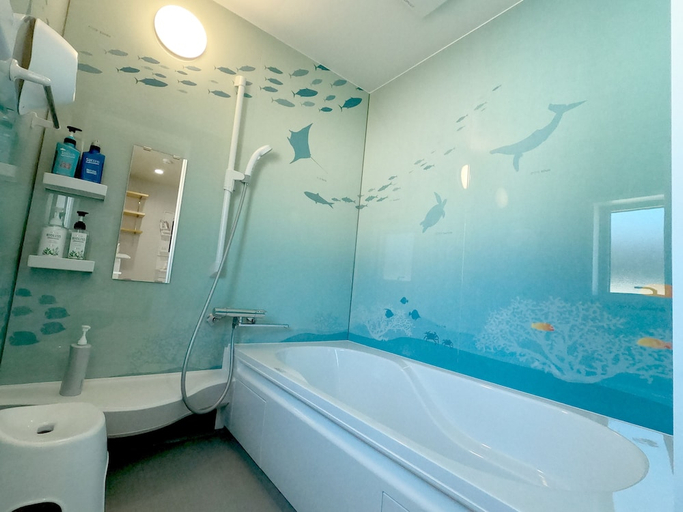 Bathroom 3, Churaumi Village, Motobu