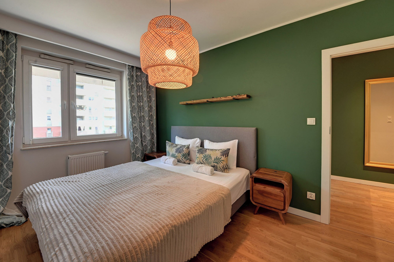 Bedroom 2, RentPlanet - Apartament Tęczowa, Środa Śląska