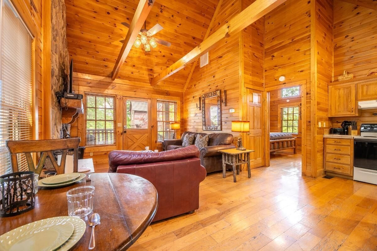 Living area 5, Lazy Bear Lodge, Sevier
