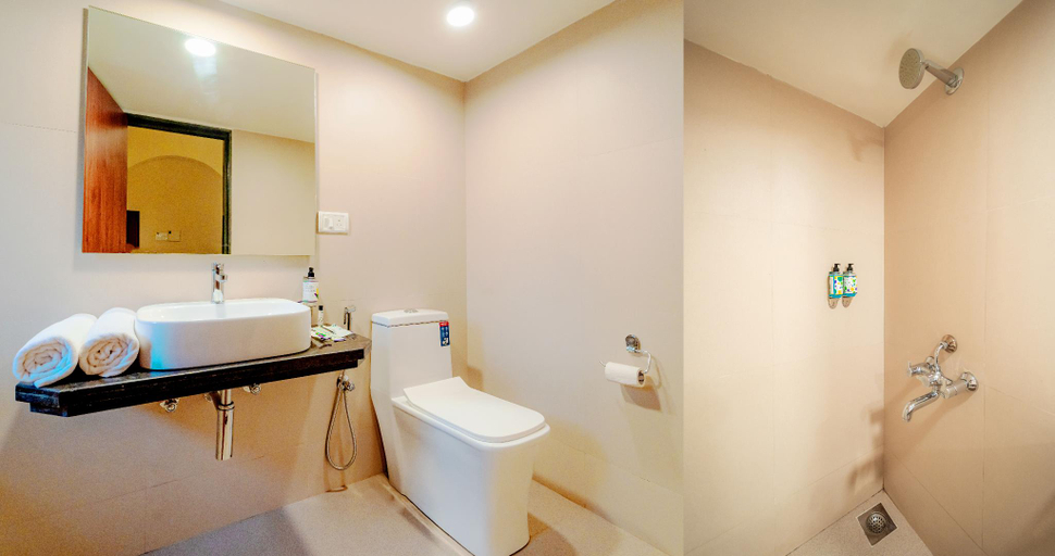 Bathroom 4, Treebo Sunshine Beach Resort with Swimming Pool , North Goa